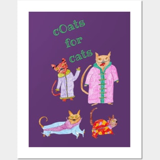 Coats for cats Posters and Art